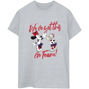 Abbigliamento Donna T-shirts a maniche lunghe Disney Minnie Daisy We've Got This Grigio