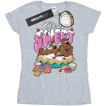 Abbigliamento Donna T-shirts a maniche lunghe Scooby Doo Life Is Sweet Grigio