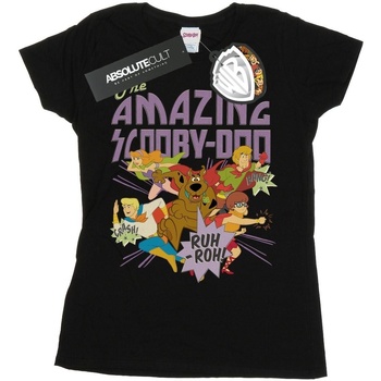 Abbigliamento Donna T-shirts a maniche lunghe Scooby Doo The Amazing Scooby Nero