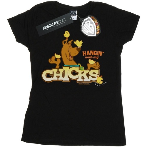 Abbigliamento Donna T-shirts a maniche lunghe Scooby Doo Hangin With My Chicks Nero