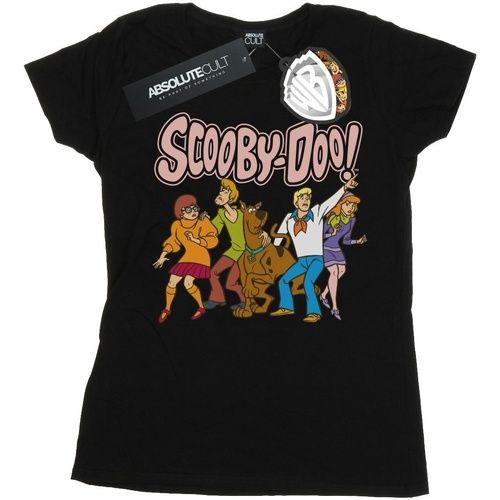 Abbigliamento Donna T-shirts a maniche lunghe Scooby Doo Classic Group Nero