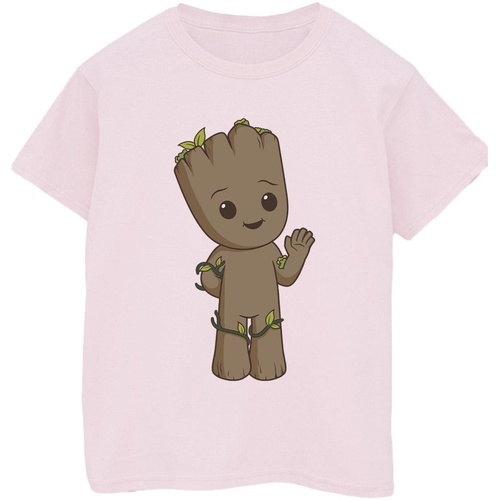Abbigliamento Uomo T-shirts a maniche lunghe Marvel I Am Groot Cute Groot Rosso
