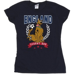 Abbigliamento Donna T-shirts a maniche lunghe Scooby Doo England Football Blu
