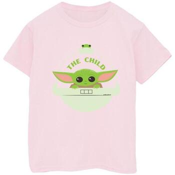 Abbigliamento Bambina T-shirts a maniche lunghe Disney The Mandalorian The Child And Frog Rosso