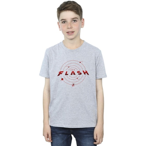 Abbigliamento Bambino T-shirt maniche corte Dc Comics The Flash Multiverse Rings Grigio