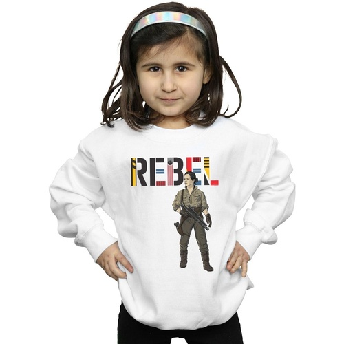 Abbigliamento Bambina Felpe Disney The Rise Of Skywalker Rebel Rose Bianco