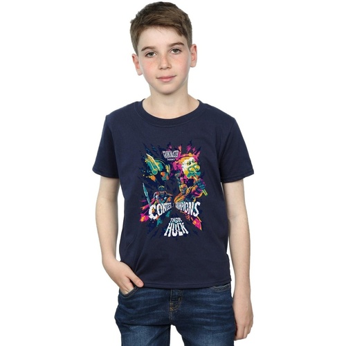 Abbigliamento Bambino T-shirt maniche corte Marvel Thor Ragnarok Grandmaster Presents Blu