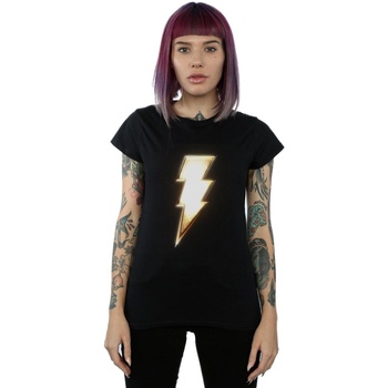 Image of T-shirts a maniche lunghe Dc Comics Shazam Bolt Logo