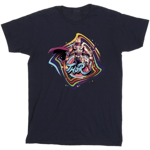 Abbigliamento Bambino T-shirt & Polo Marvel Thor Love And Thunder Thor Swirl Blu