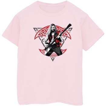 Abbigliamento Bambino T-shirt maniche corte Marvel Thor Love And Thunder Solo Guitar Rosso