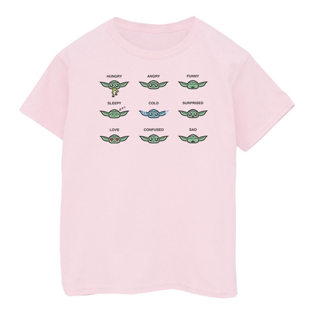 Abbigliamento Bambina T-shirts a maniche lunghe Disney Mandalorian Grogu Mood Rosso