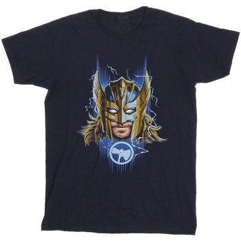 Abbigliamento Bambino T-shirt maniche corte Marvel Thor Love And Thunder Mask Blu