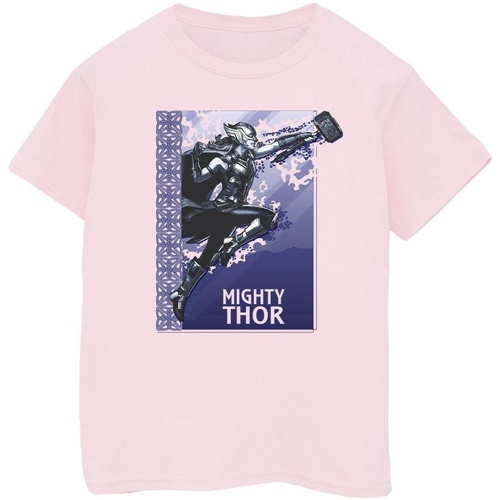 Abbigliamento Bambino T-shirt maniche corte Marvel Thor Love And Thunder Mighty Thor Rosso