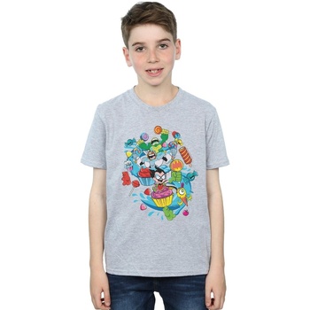 Abbigliamento Bambino T-shirt maniche corte Dc Comics Teen Titans Go Candy Mania Grigio