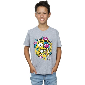 Abbigliamento Bambino T-shirt maniche corte Dc Comics Teen Titans Go Pizza Face Grigio