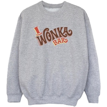 Abbigliamento Bambino Felpe Willy Wonka Bar Logo Grigio