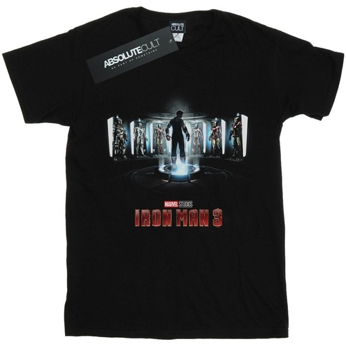 Abbigliamento Donna T-shirts a maniche lunghe Marvel Studios Iron Man 3 Poster Nero
