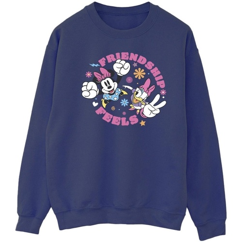 Abbigliamento Uomo Felpe Disney Minnie Mouse Daisy Friendship Blu