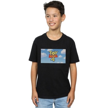 Abbigliamento Bambino T-shirt maniche corte Disney Toy Story 4 Cloud Logo Nero
