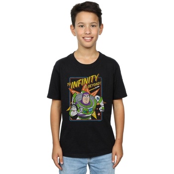 Abbigliamento Bambino T-shirt maniche corte Disney Toy Story 4 Buzz To Infinity Nero