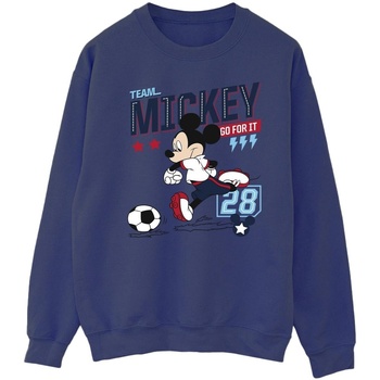 Abbigliamento Uomo Felpe Disney Mickey Mouse Team Mickey Football Blu