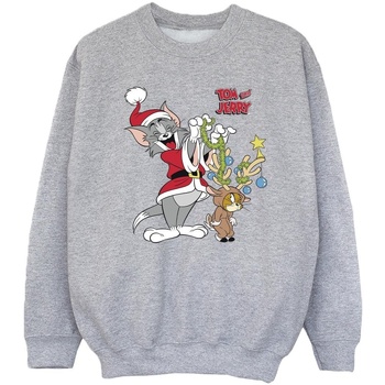 Abbigliamento Bambina Felpe Tom & Jerry Christmas Reindeer Grigio