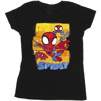 Image of T-shirts a maniche lunghe Marvel Spidey And His Amazing Friends Flying