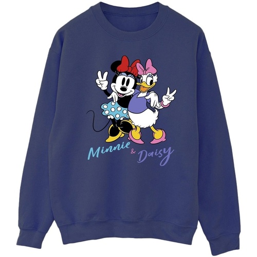 Abbigliamento Uomo Felpe Disney Minnie Mouse And Daisy Blu