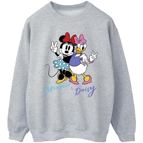 Abbigliamento Uomo Felpe Disney Minnie Mouse And Daisy Grigio