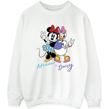 Abbigliamento Uomo Felpe Disney Minnie Mouse And Daisy Bianco