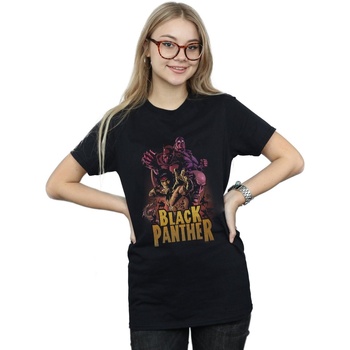 Image of T-shirts a maniche lunghe Marvel Black Panther Ninja