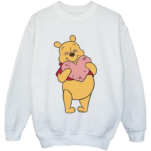 Abbigliamento Bambino Felpe Disney Winnie The Pooh Heart Eyes Bianco