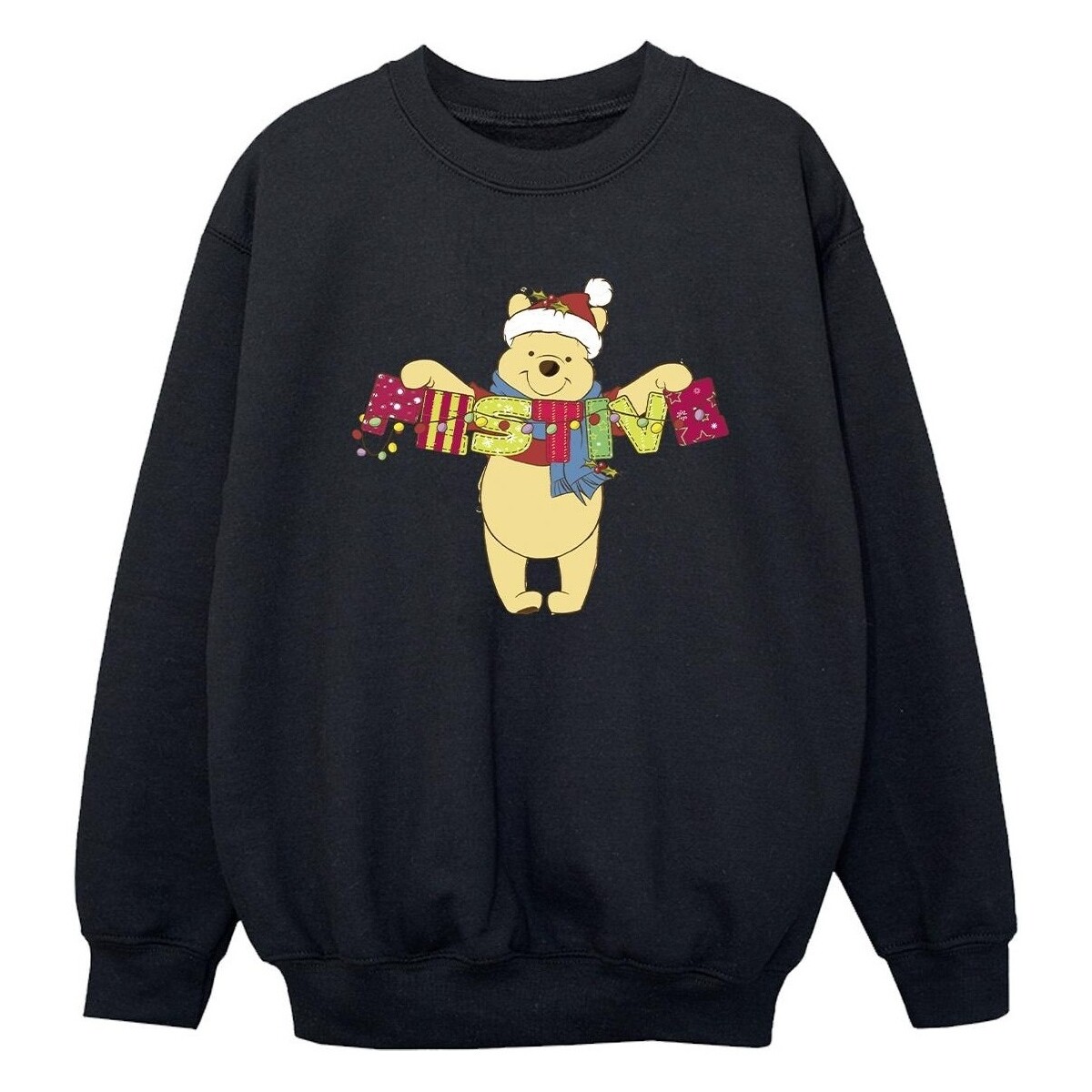Abbigliamento Bambino Felpe Disney Winnie The Pooh Festive Nero