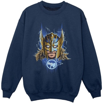 Abbigliamento Bambina Felpe Marvel Thor Love And Thunder Mask Blu