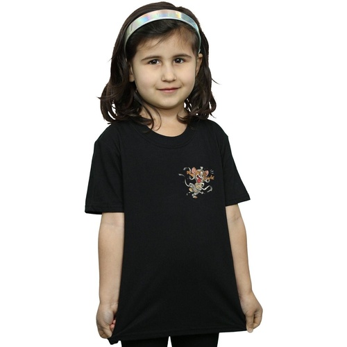 Abbigliamento Bambina T-shirts a maniche lunghe Dessins Animés  Nero