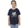 Abbigliamento Bambina T-shirts a maniche lunghe Dessins Animés Greyscale Square Blu