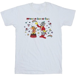 Abbigliamento Bambina T-shirts a maniche lunghe Dessins Animés Wanna Have Fun Bianco