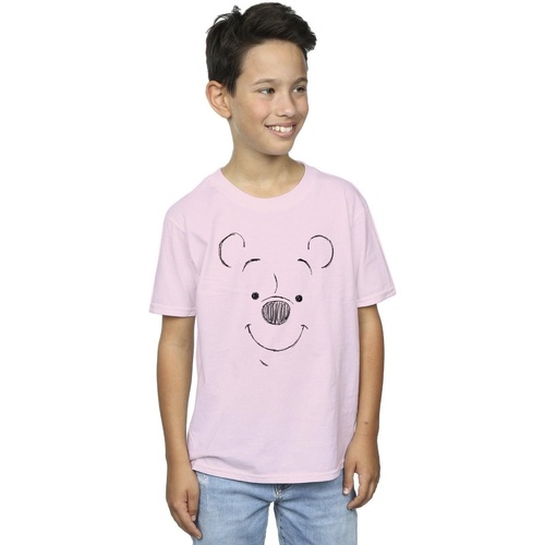 Abbigliamento Bambino T-shirt maniche corte Disney Winnie The Pooh Winnie The Pooh Face Rosso