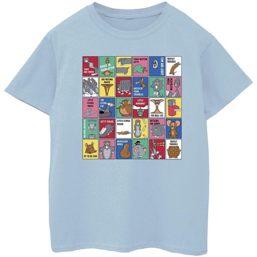 Abbigliamento Bambina T-shirts a maniche lunghe Dessins Animés  Blu