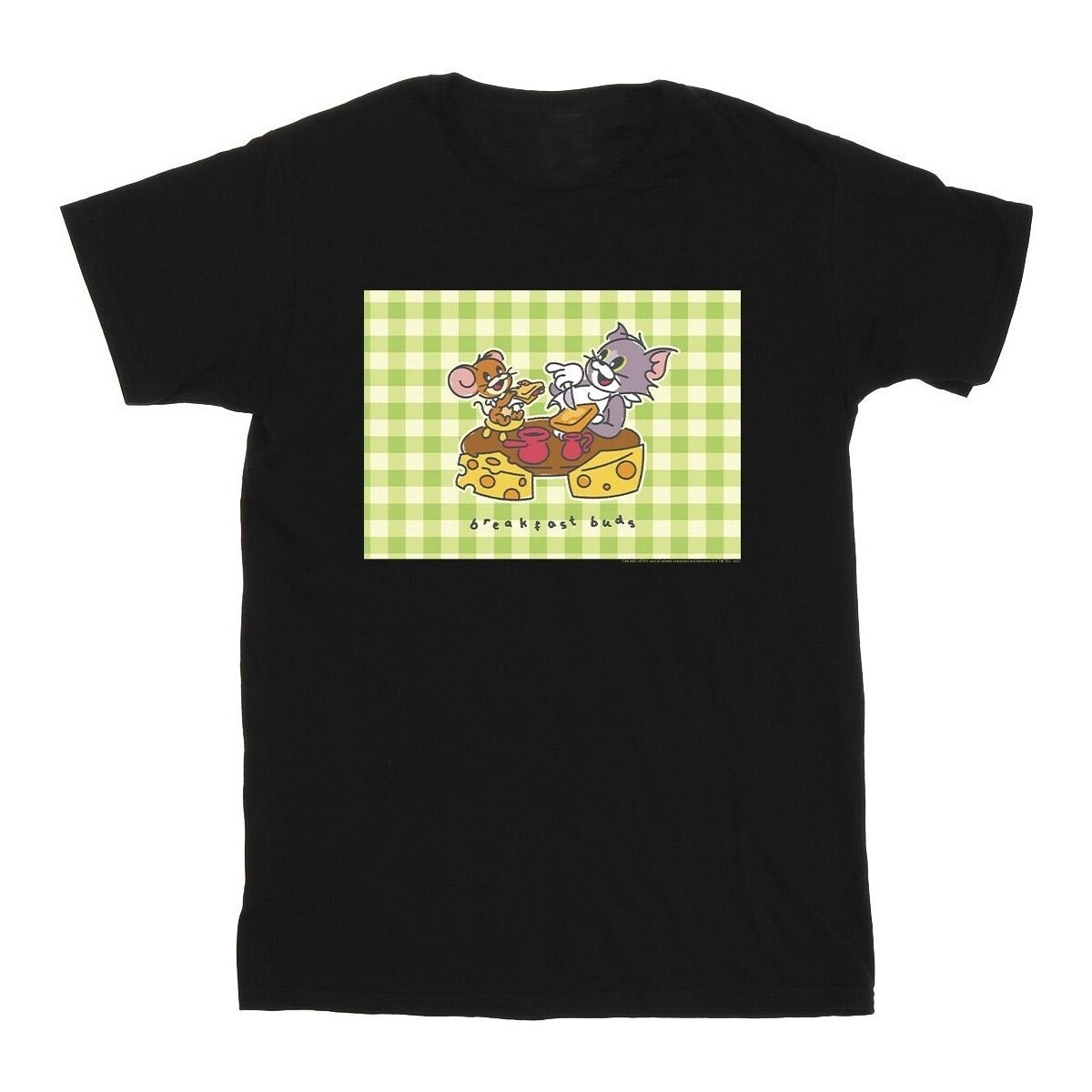 Abbigliamento Bambina T-shirts a maniche lunghe Dessins Animés Breakfast Buds Nero
