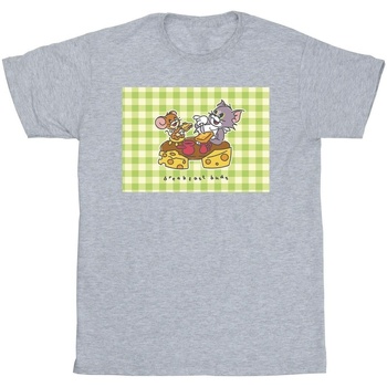 Abbigliamento Bambina T-shirts a maniche lunghe Dessins Animés Breakfast Buds Grigio