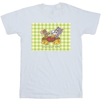 Abbigliamento Bambina T-shirts a maniche lunghe Dessins Animés Breakfast Buds Bianco