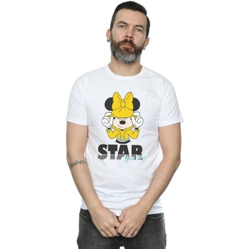 Abbigliamento Uomo T-shirts a maniche lunghe Disney Mickey Mouse Star You Are Bianco