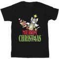 Image of T-shirts a maniche lunghe Dessins Animés Merry Christmas Baubles