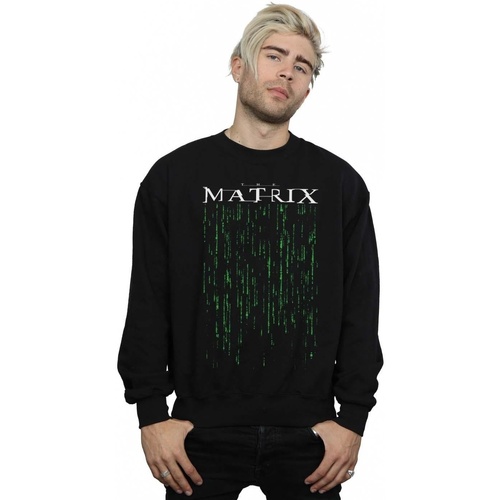 Abbigliamento Uomo Felpe The Matrix Green Code Nero