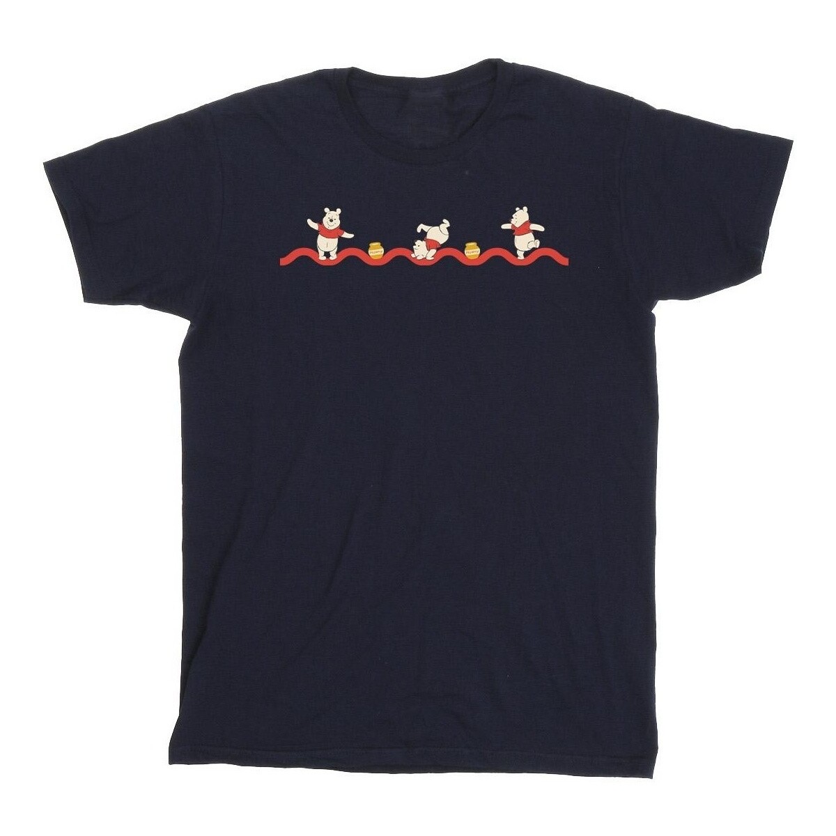 Abbigliamento Bambino T-shirt maniche corte Disney Winnie The Pooh Hunny Line Blu
