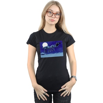 Image of T-shirts a maniche lunghe Disney Christmas AT-AT Sleigh