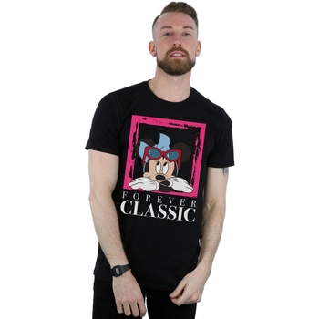 Abbigliamento Uomo T-shirts a maniche lunghe Disney Minnie Mouse Forever Classic Nero