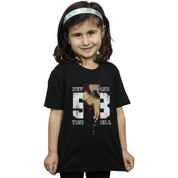 Abbigliamento Bambina T-shirts a maniche lunghe Disney Tinker Bell Neverland 53 Nero