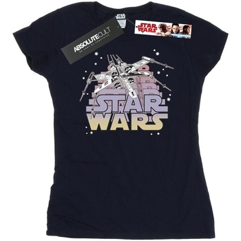 Abbigliamento Donna T-shirts a maniche lunghe Disney X-Wing Starfighter Nero